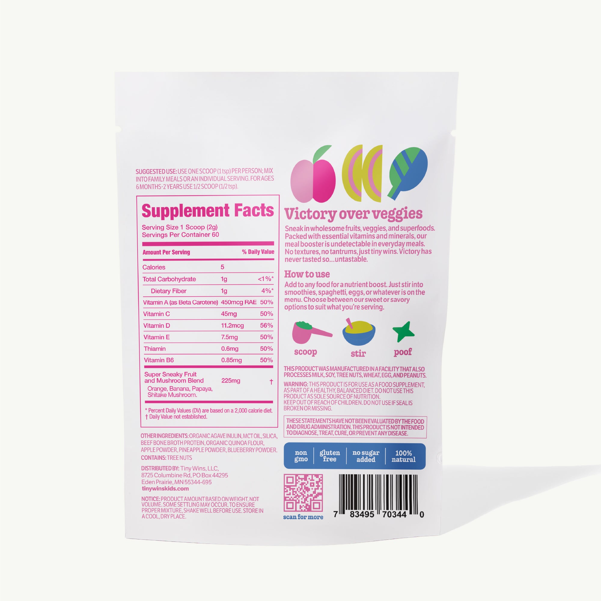 Meal Booster for Sweet Foods